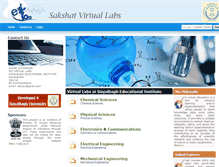 Tablet Screenshot of dei.vlab.co.in